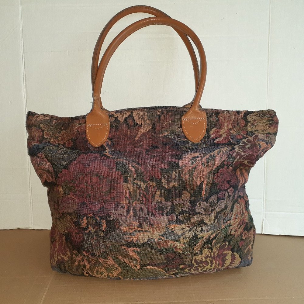 Talbots Fall Bag Bowler Style Handle - Picture 2 of 5
